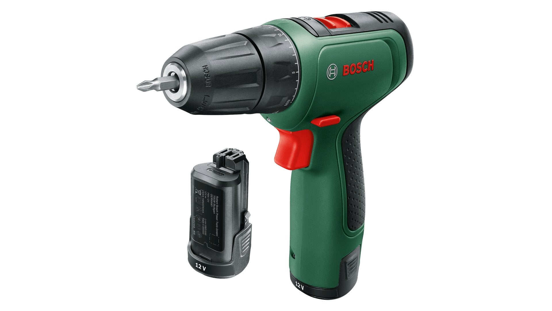 EAN 4053423224863 - Bosch EasyDrill 1200 1500 RPM Sin llave 940 g Negro, Verde imagen 1