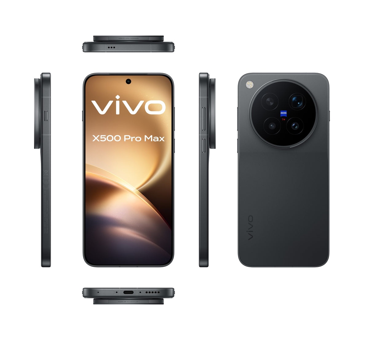 Vivo X500 Pro Max Moonlit Black 512gb 12gb Ram 6.85" Amoled Mediatek Dimensity 9600 Pro 6750 Mah