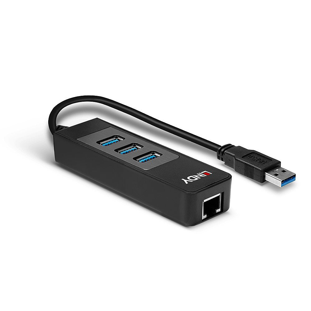 Lindy 43176 Hub De Interfaz Usb 3.2 Gen 1 (3.1 Gen 1) Type-A 5000 Mbit/S Negro