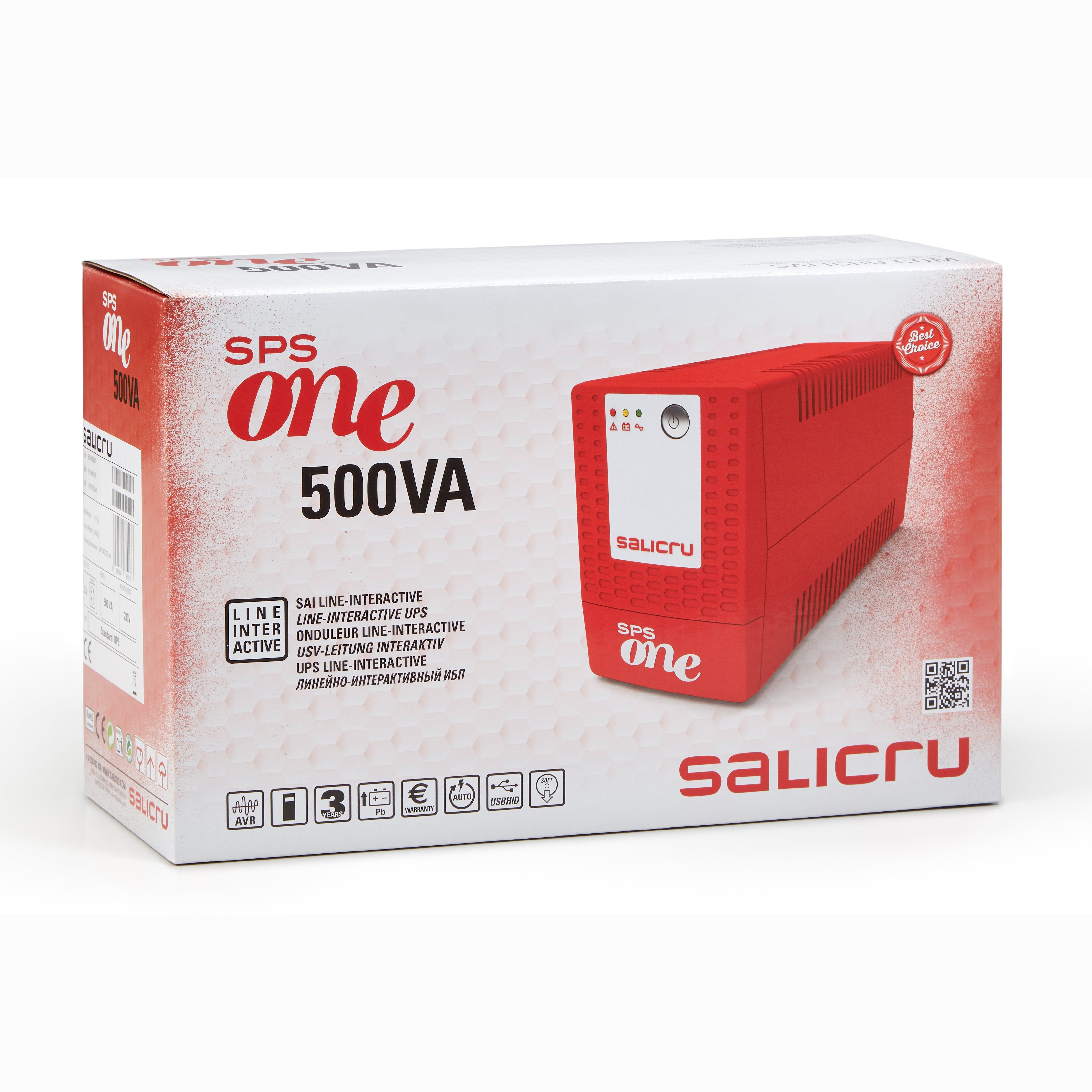 EAN 8436584870296 - Salicru 662AF000013 sistema de alimentación ininterrumpida (UPS) Línea interactiva 0,5 kVA 240 W 4 salida imagen 4