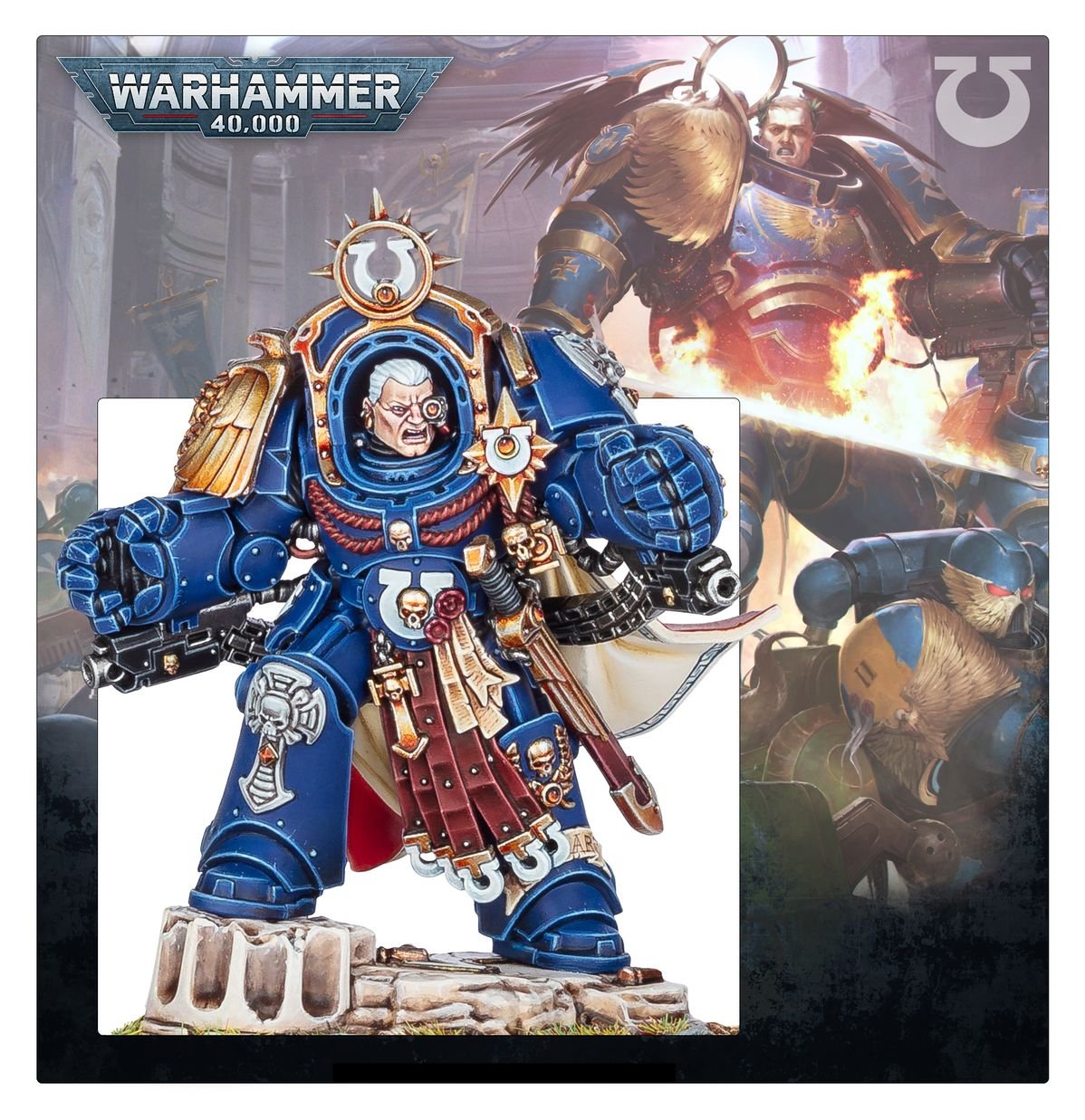 Warhammer 40k - Ultramarines Marneus Calgar En Armure D'Antilochus