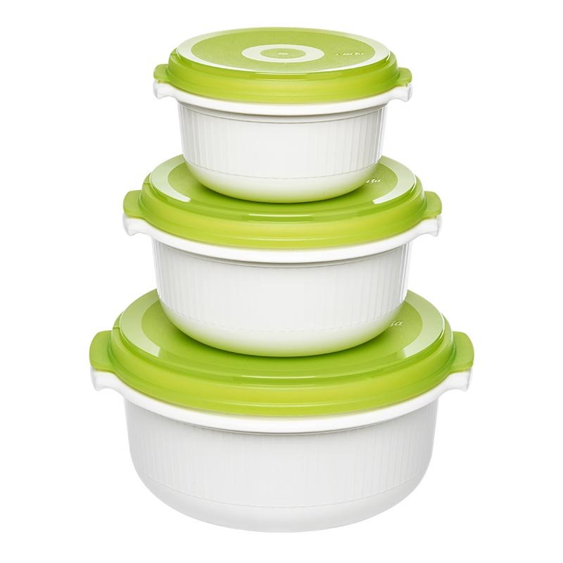 EAN 4009049329871 - EMSA 509741 recipiente de almacenar comida Alrededor Establecer Verde, Blanco 3 pieza(s) imagen 1