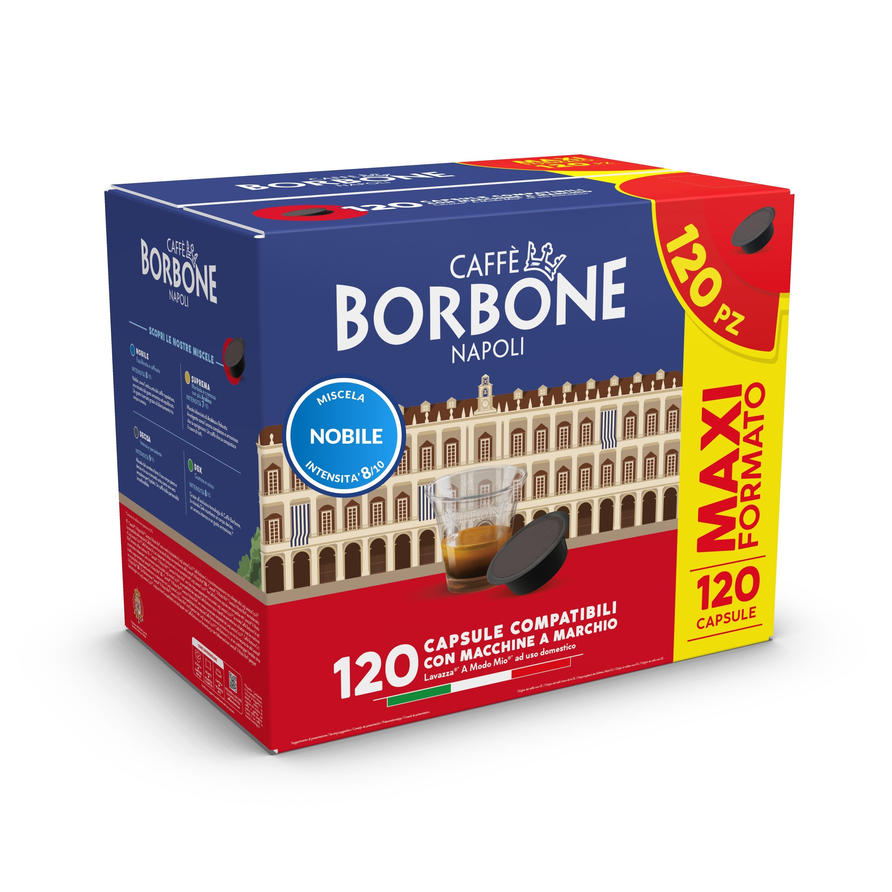 Borbone Capsule Comp. A Modo Mio Miscela Nobile (Blu) 120pz