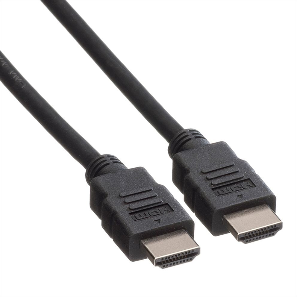 Roline Verde Hdmi High Speed Cable Mit Ethernet, Tpe, Schwarz, 1 M