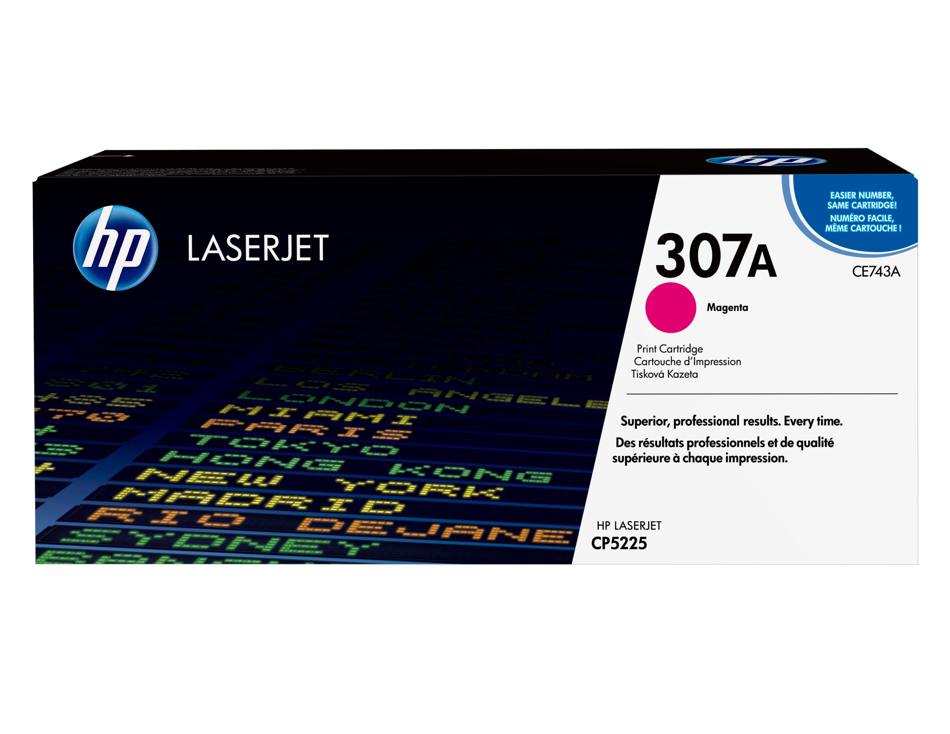 EAN 0884420306214 - HP 307A Magenta Original LaserJet Toner Cartridge cartucho de tóner 1 pieza(s) imagen 1