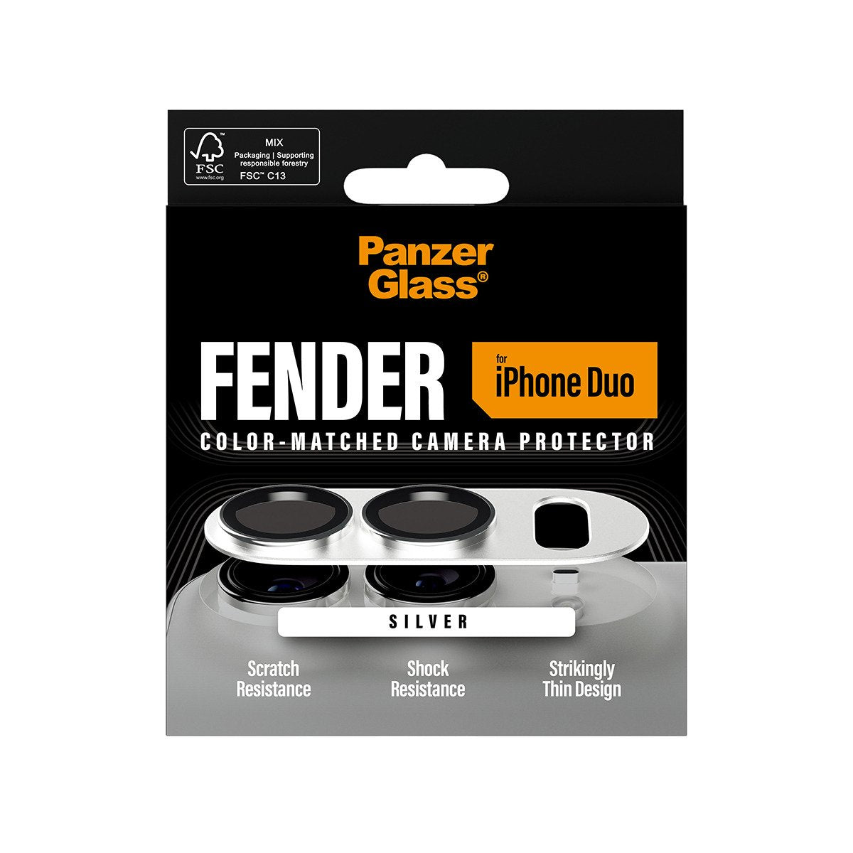Panzerglass Fender Camera Lens Protector Iphone 18 Duo Mar Blanco