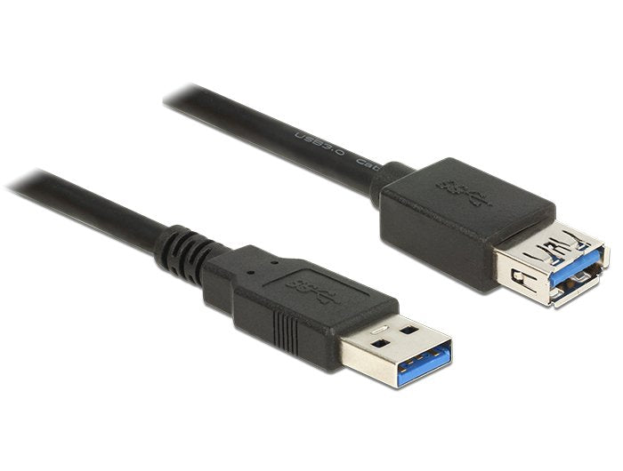Delock 85054 Cable Usb 3.0 A/A M/H 1m Negro
