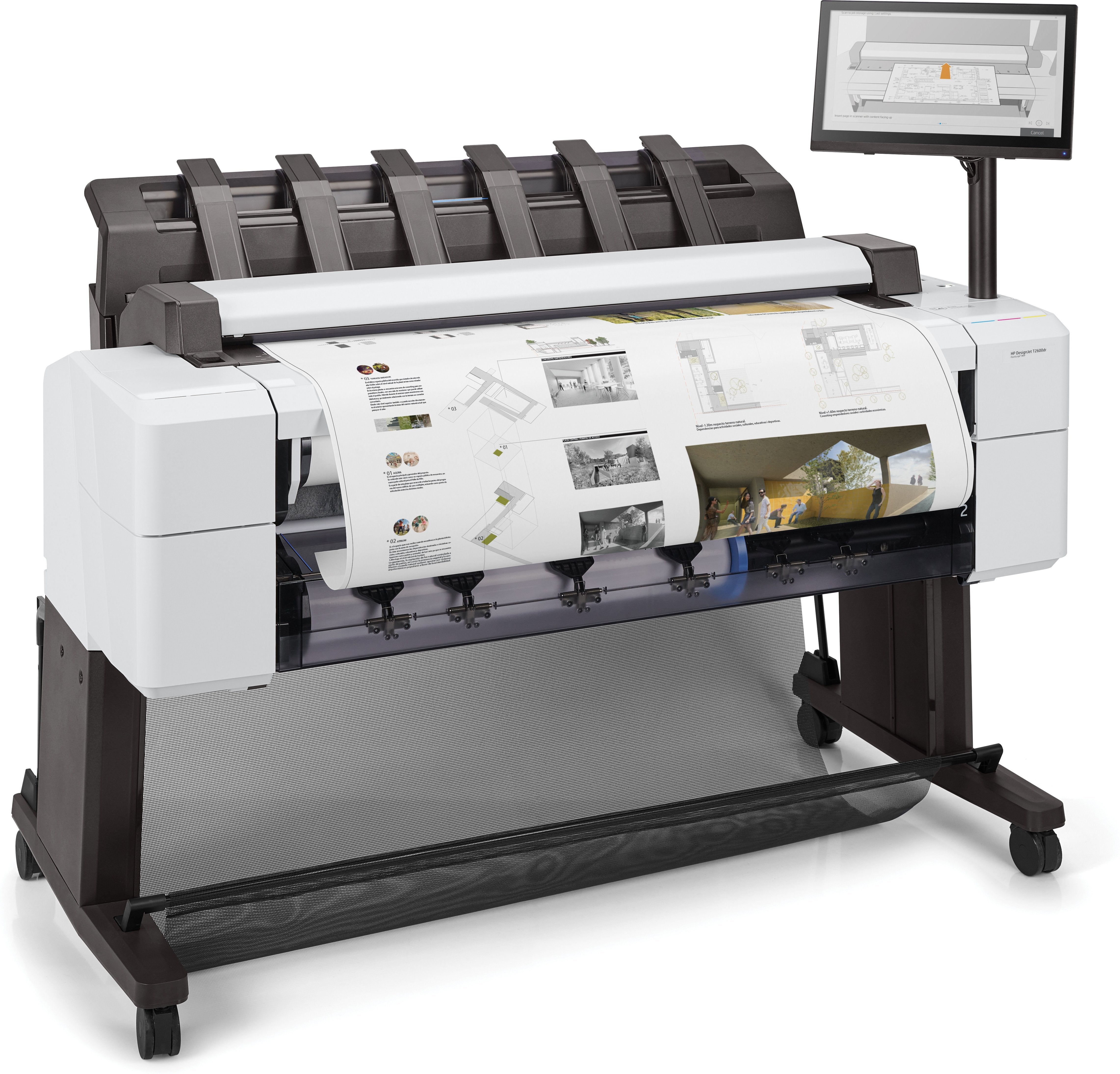 EAN 193905891405 - HP Designjet T2600 36-in PostScript Multifunction Printer impresora de gran formato Inyección de tinta tér imagen 55