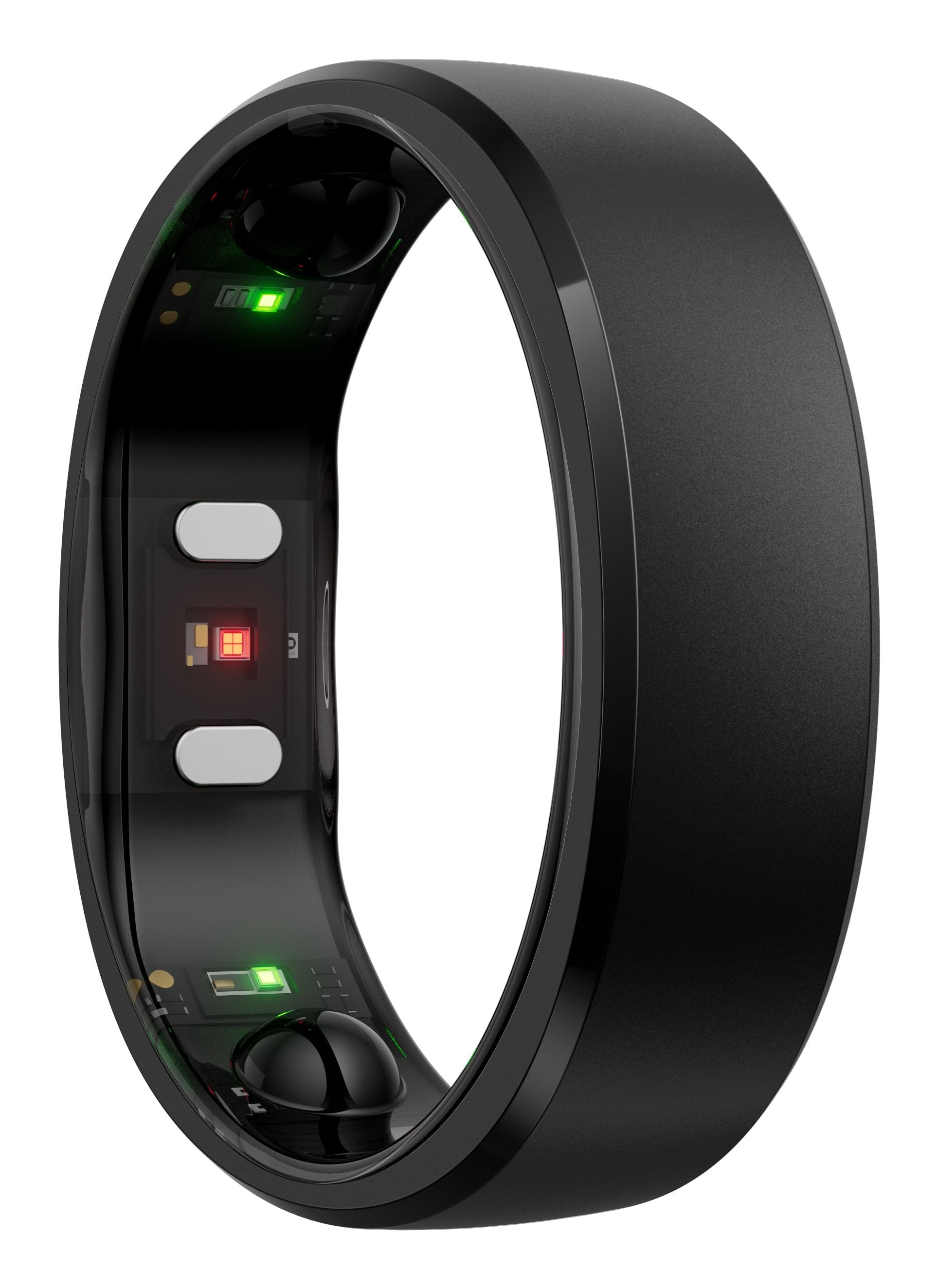 Anillo Inteligente Ringconn Gen2 Para Mujeres Y Hombres - Portátil Para Seguimiento Del Sueño Y La Actividad Física - Frecuencia Cardíaca - Negro Mate Talla 10