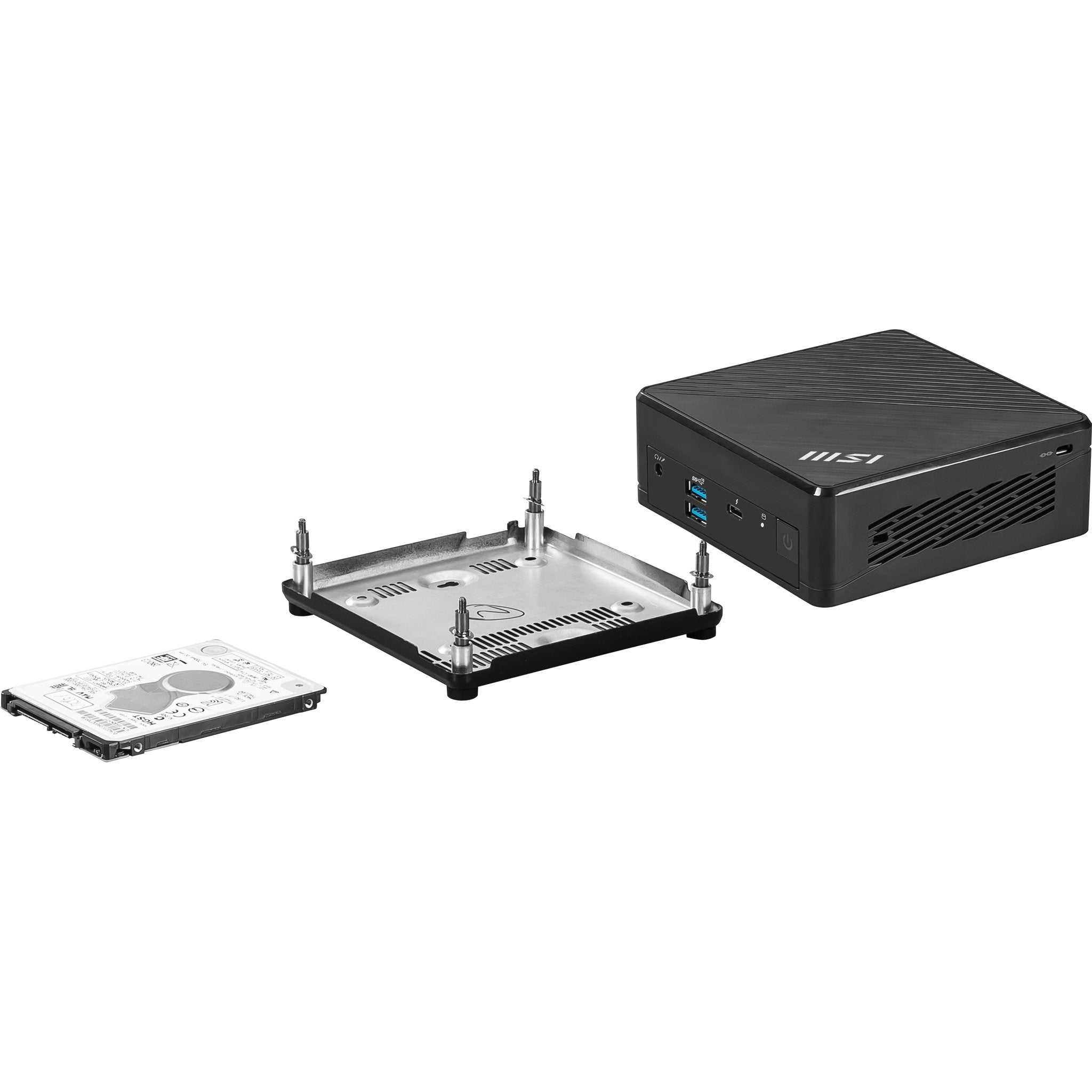 Msi Cubi 5 12m 459eu Miniordenador Core I5 1235u / Hasta 4.4 Ghz Ram 8 Gb Ssd 500 Gb Nvme Iris Xe Graphics De Intel Ieee 802.11ax (Wi-Fi 6e) Bluetooth 5.3 Gigabit Ethernet 2.5 Gigabit Ethernet Win 11 Home Monitor: Ninguno Negro