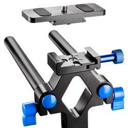 Walimex 18837 Tripode Digitales Cámaras De Película Negro, Azul