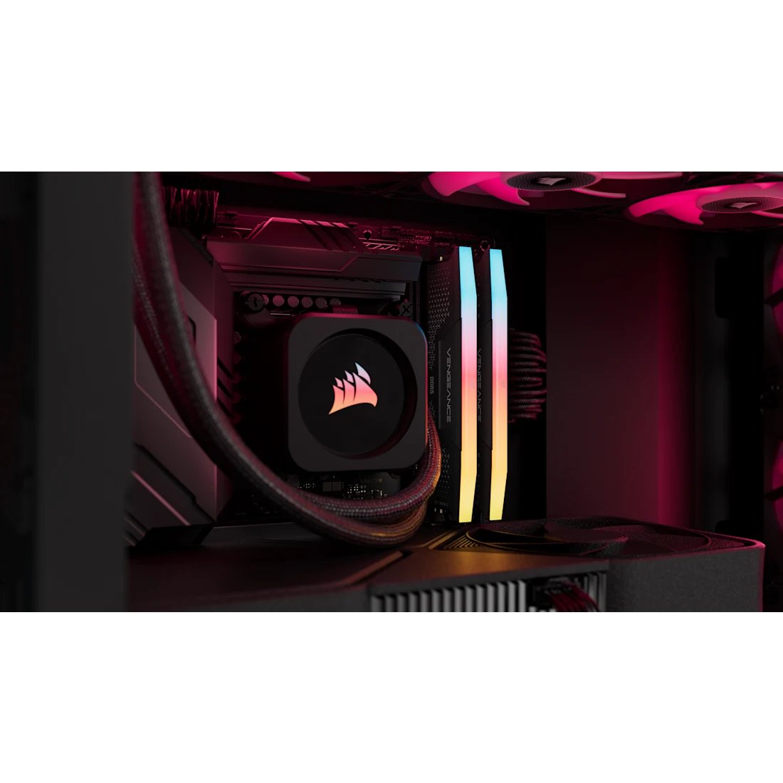 Memoria Corsair Ddr5 32gb 2x16gb Pc5600 Vengeance Rgb Cmg32gx5m2b5600z40