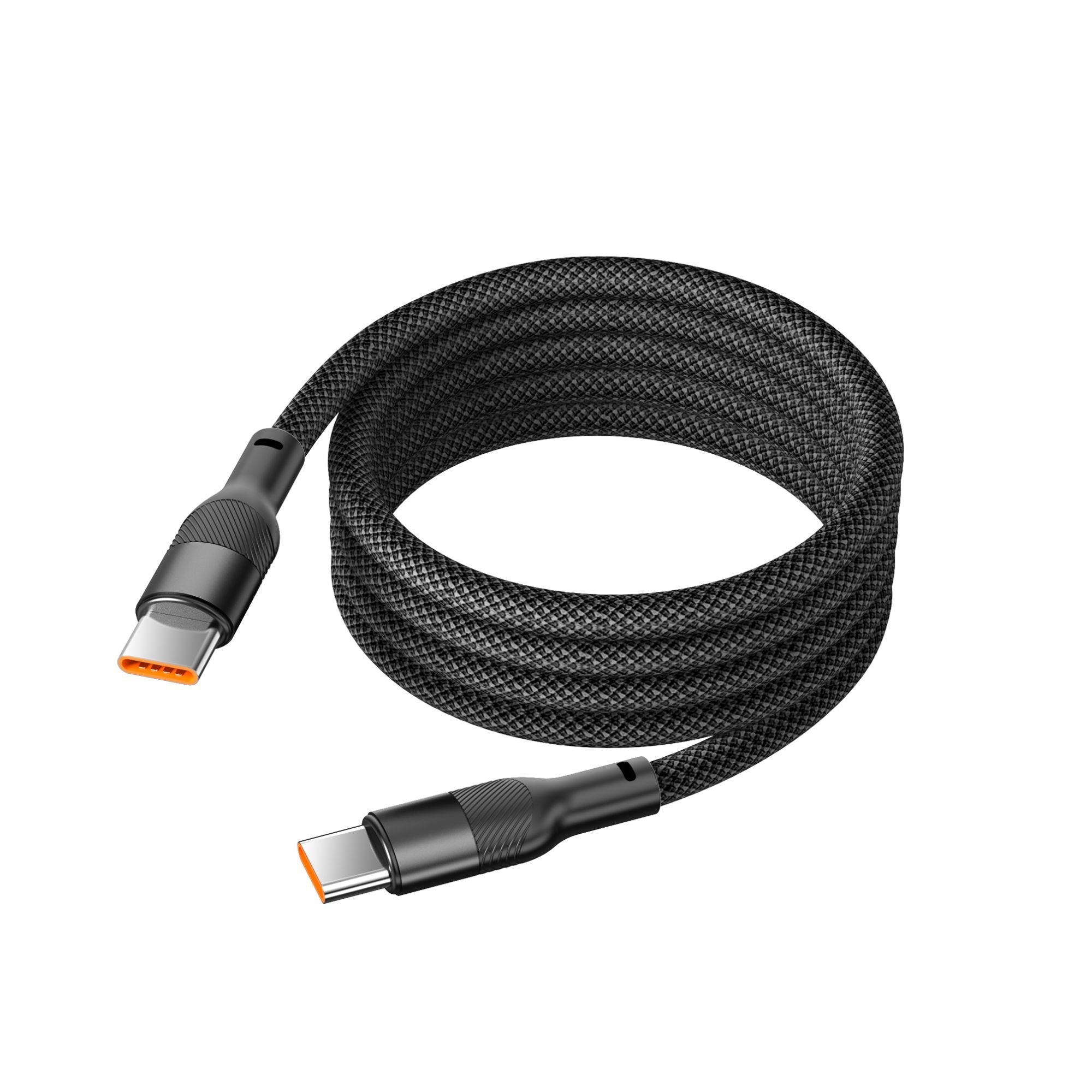 Cable Ultrarrápido Usb Tipo C A Usb Tipo C - 1 M · Magnético · Negro