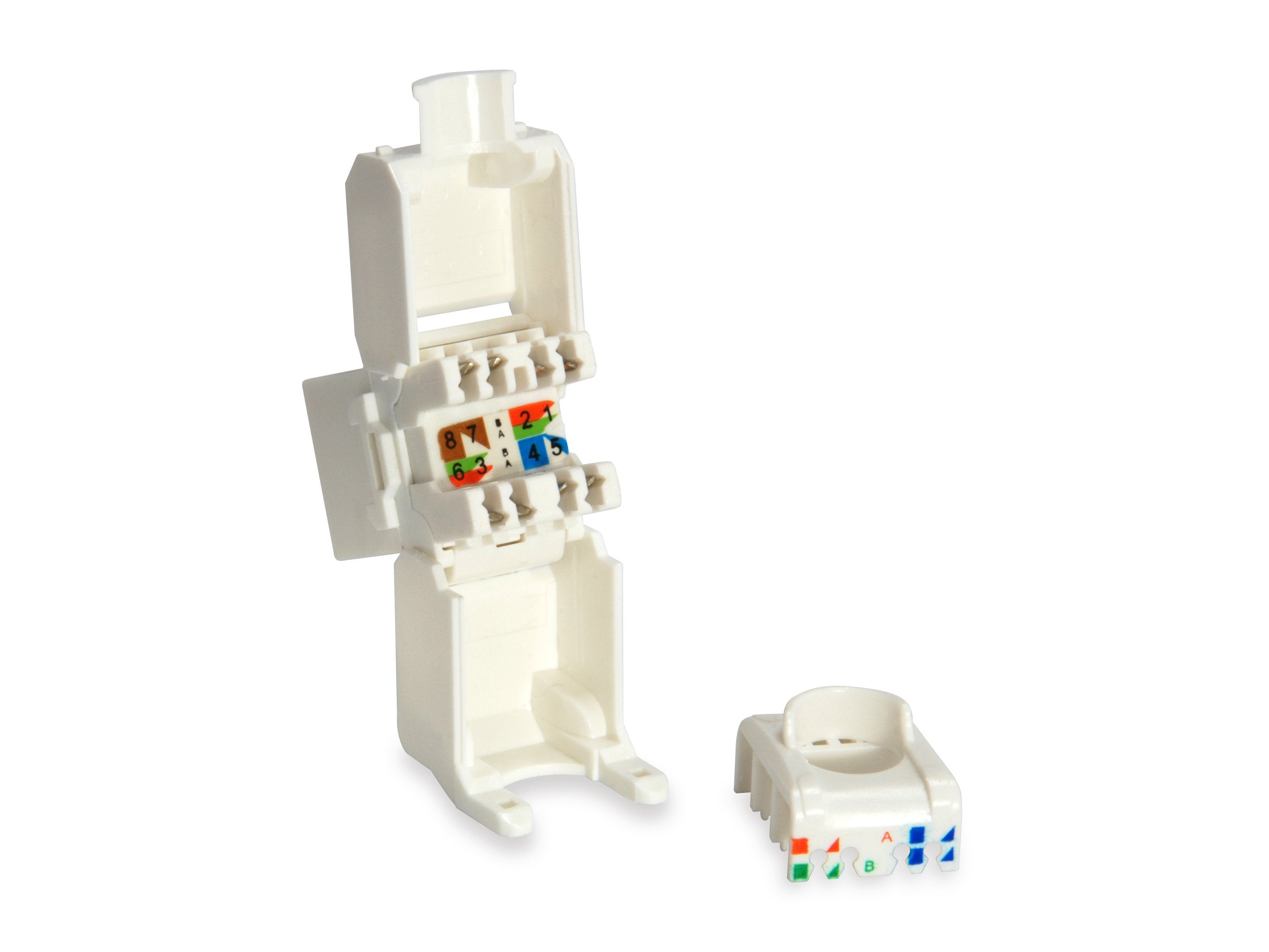 Equip Keymone Jack Sin Blindaje Cat.6 Lsa Pack 8 Piezas
