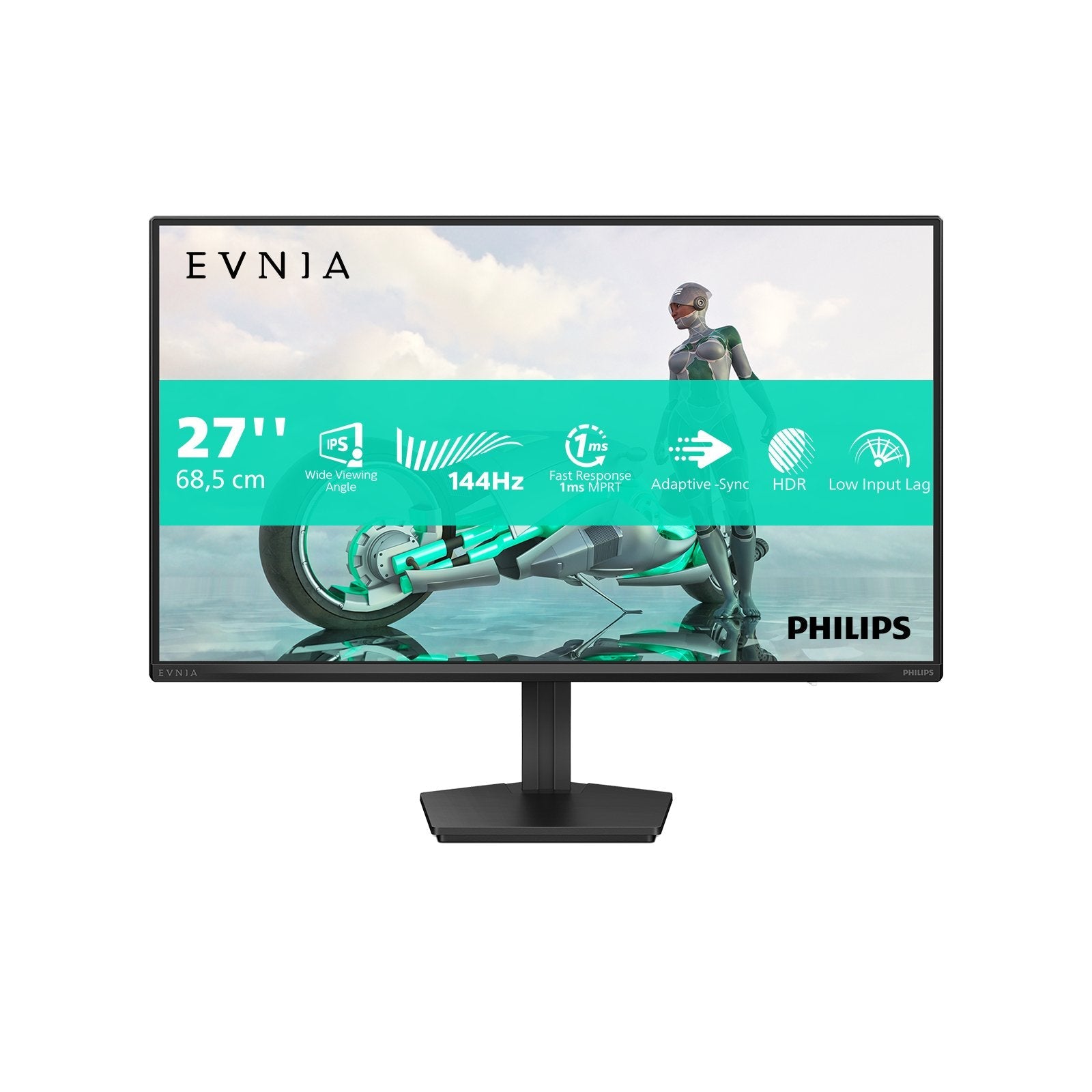 Monitor Philips 27" Evnia 3000 27m2n3200nf/00  1920 X 1080 Pixeles Full Hd Lcd Gris