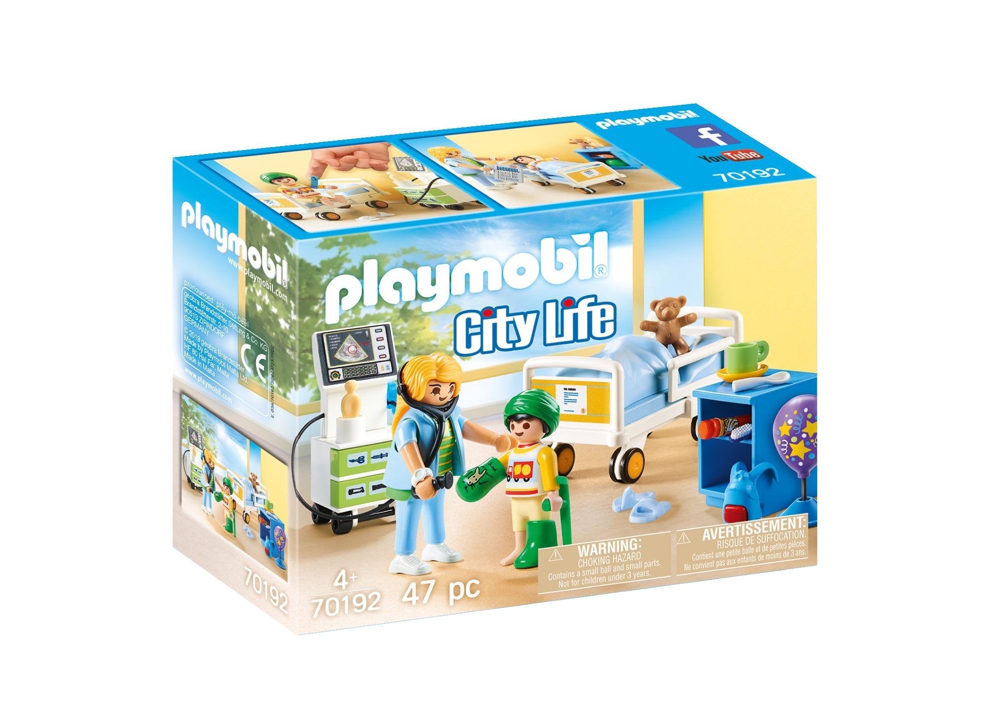 Playmobil Ciudad Hospital Sala Hospital Infantil