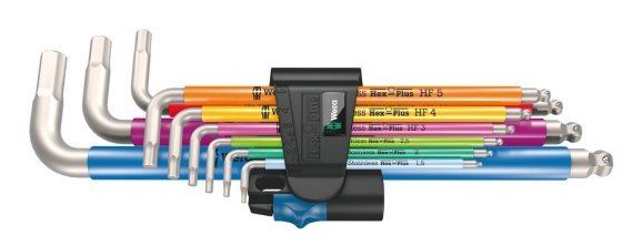 EAN 4013288224477 - Wera 05022699001 llave hexagonal Juego de llaves allen Métrico 9 pieza(s) imagen 1