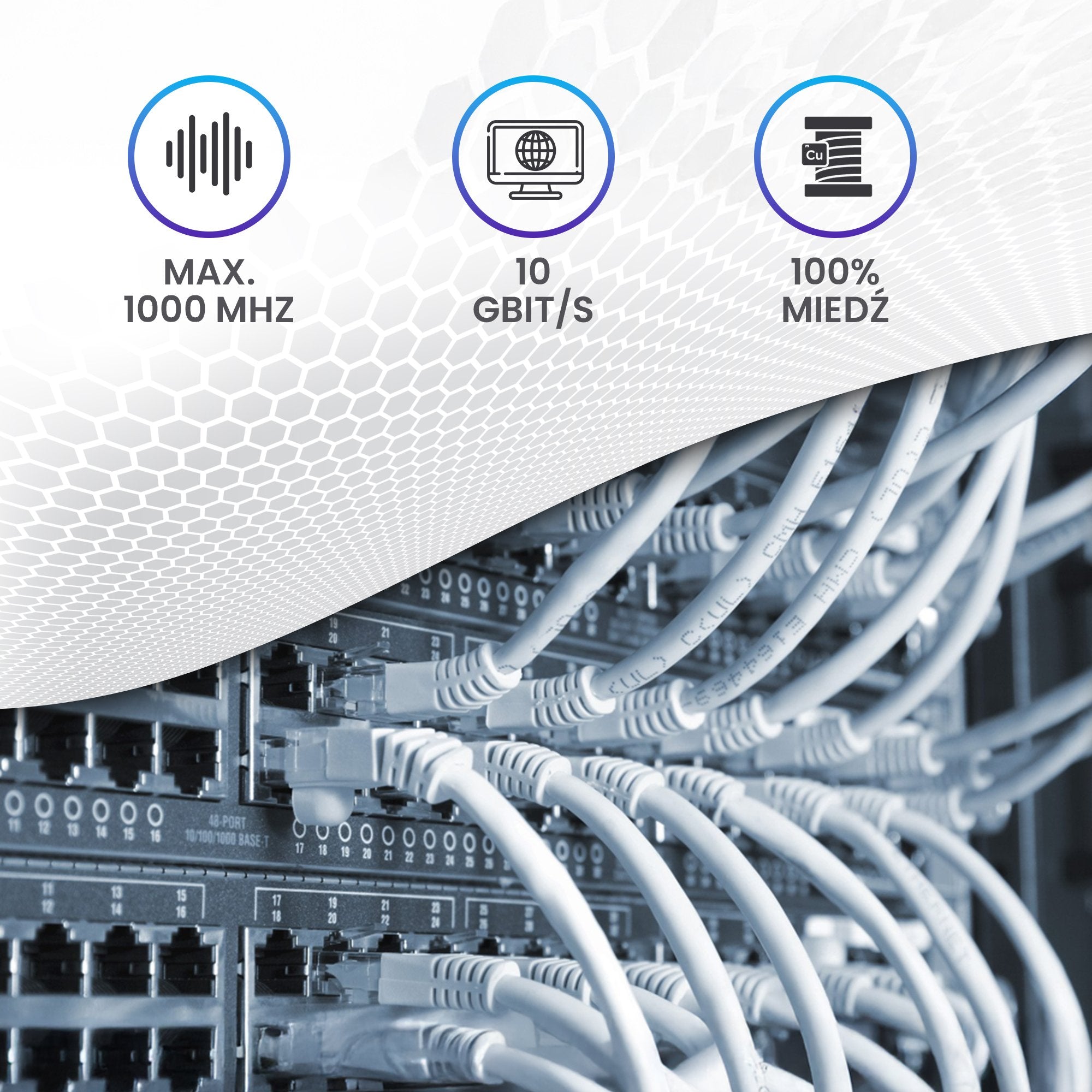 Cable Extralink Cat6a Ftp (F/Ftp) Indoor Twisted Pair 500m