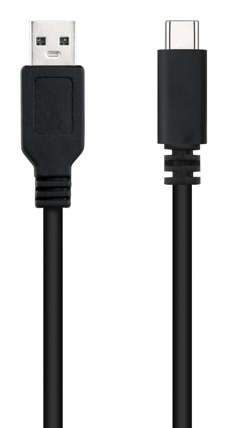 EAN 8433281007727 - Nanocable USB 2.0, 2m cable USB USB C 2 x USB A Negro imagen 2