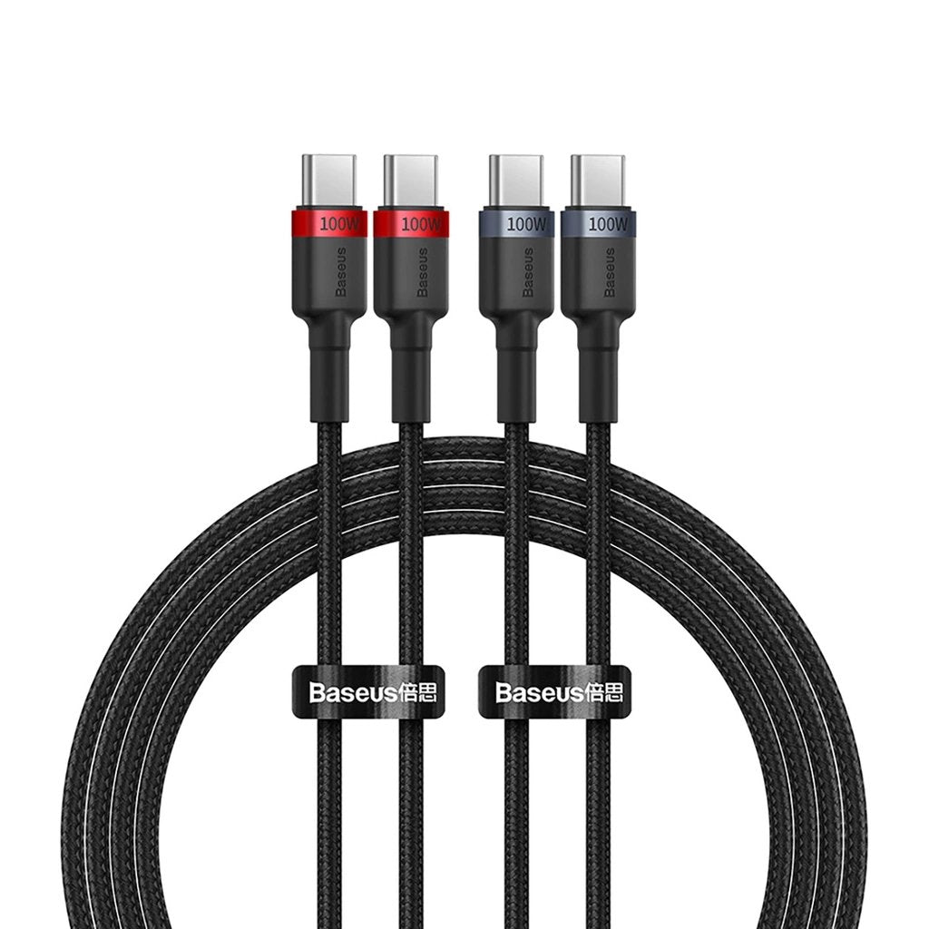 EAN 6932172657444 - Baseus Cafule cable USB 2 m USB C 480 Gbit/s 100 W Negro, Gris, Rojo imagen 1