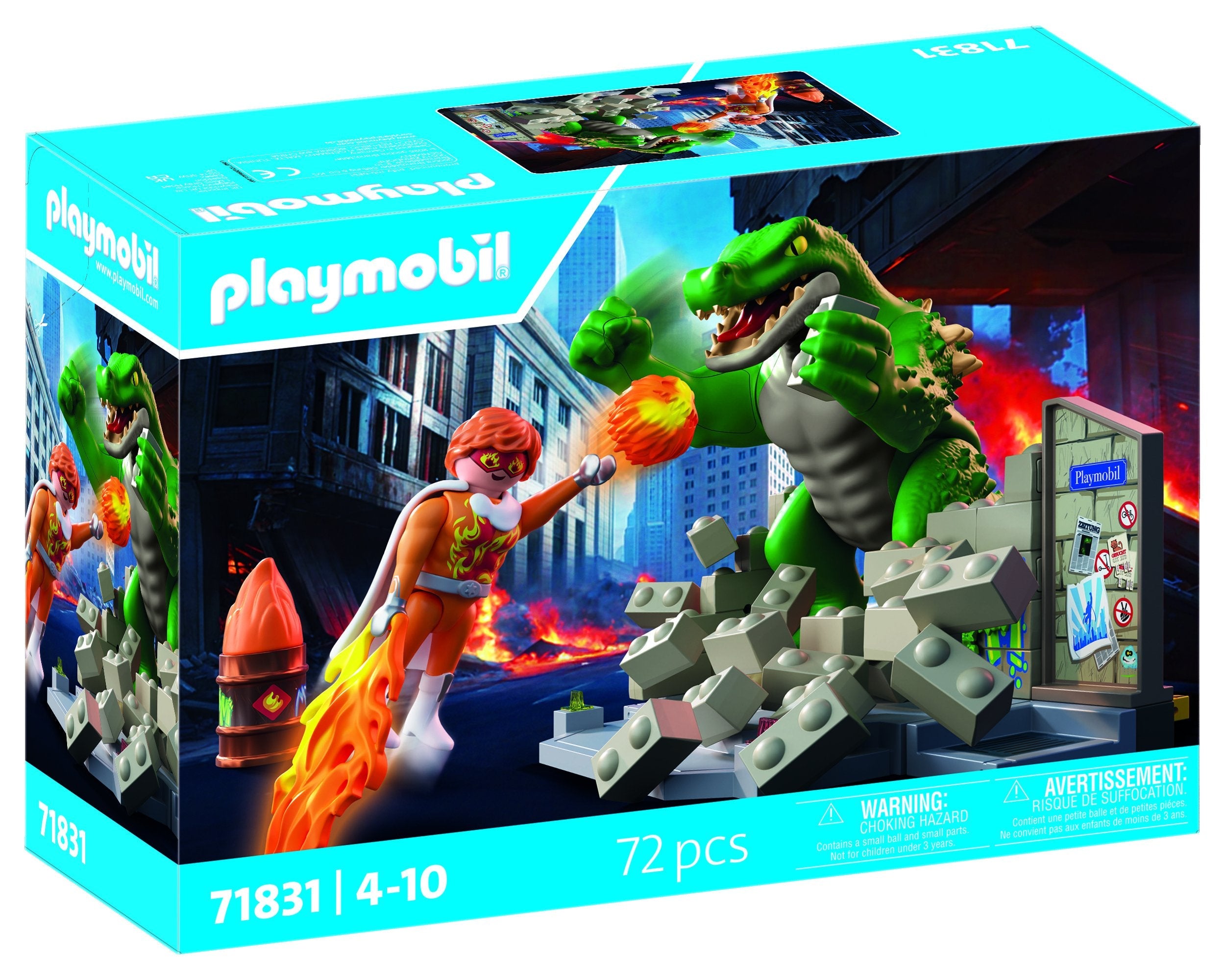Playmobil 71831 Heroes: Helden-Showdown Mit Der Riesenechse 71831