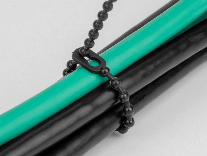 Blitzbinder Wiederverwendbar L 100 X B 2,4 Mm Schwarz 100 Stück