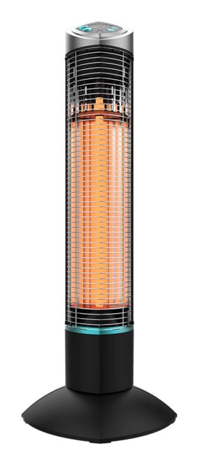 EAN 8435484082655 - Cecotec ReadyWarm 1000 Power Tower Exterior Negro 1000 W Calefactor eléctrico halógeno imagen 1