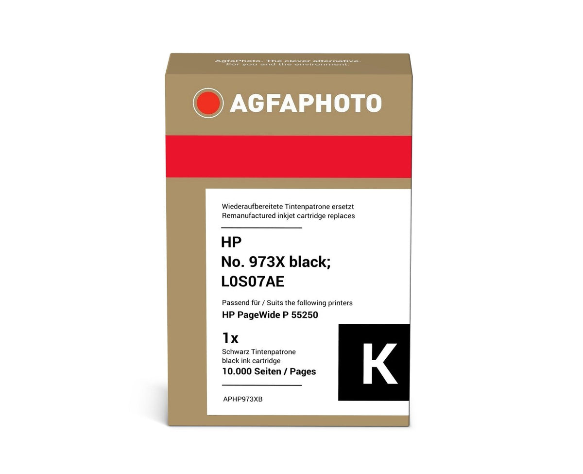 EAN 4250164856654 - AgfaPhoto APHP973XB cartucho de tinta 1 pieza(s) Compatible Alto rendimiento (XL) Negro imagen 2