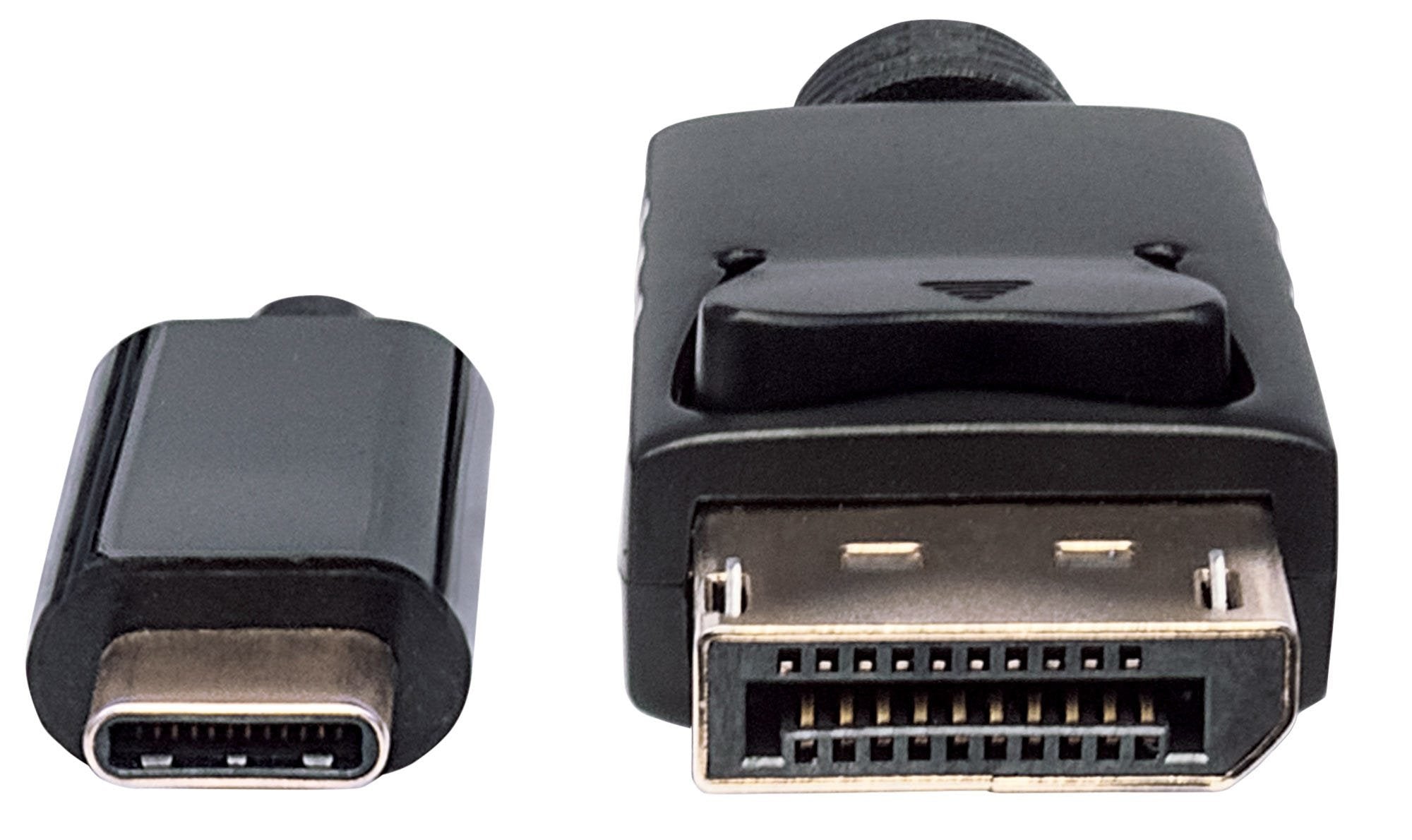 Manhattan Cable Usb Typ C A Displayport 1m Negro