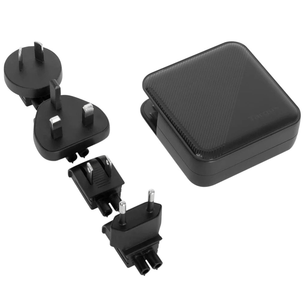 Cargador Adaptador Targus 100 W Gan Charger - Multi Port - With Travel Adapters
