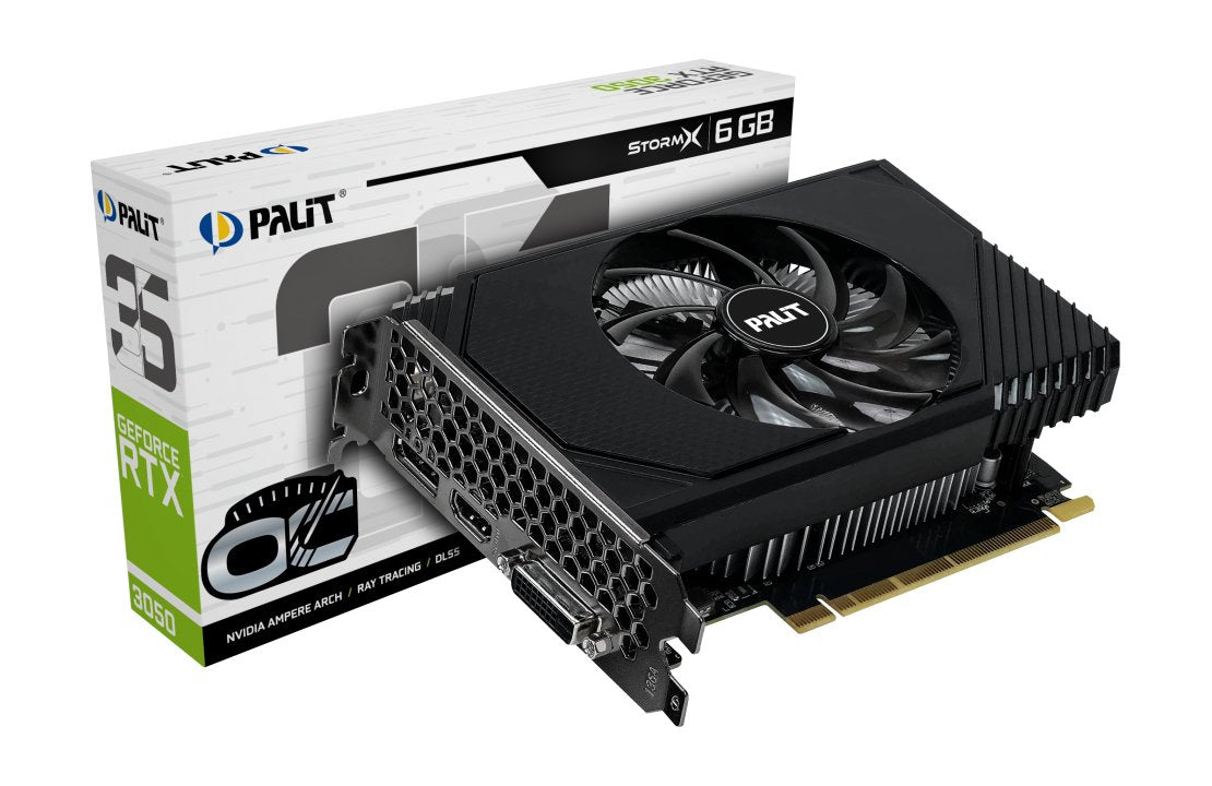 Tarjeta Gráfica Palit Geforce Rtx 3050 Stormx Oc 6gb Nvidia Gddr6