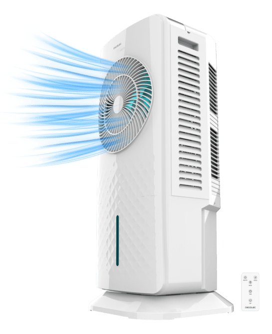 Climatizador Evaporativo Cecotec 8304 65w 3,5l Tactil Mando Temporizador 12h