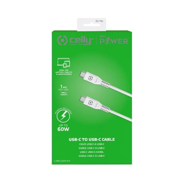 Celly Usbcusbcwh Cable Usb 1 M Usb C Blanco