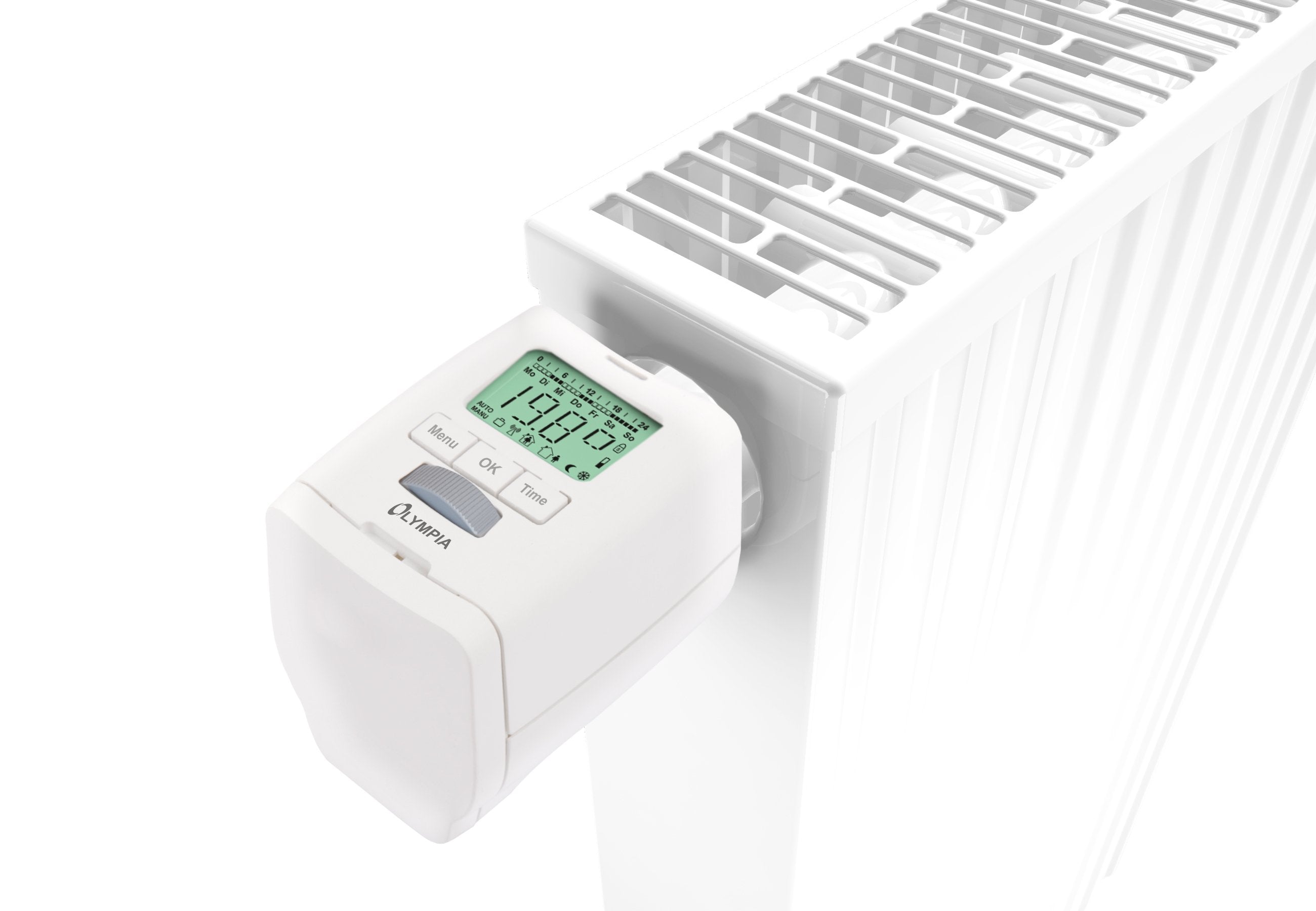 Olympia Termostato Para Radiador Hat 430-22 Blanco
