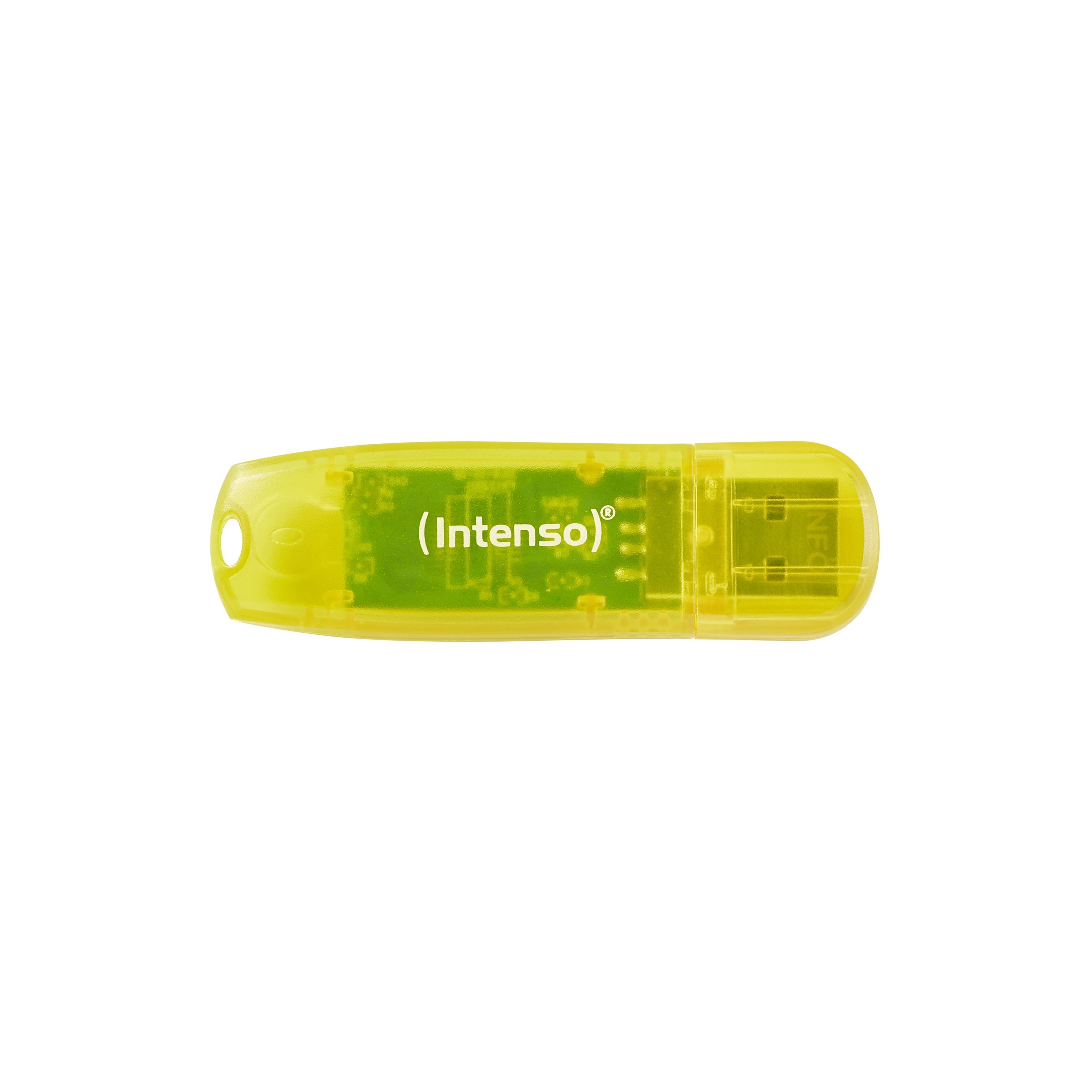 Pendrives Intenso 2.0 Rainbow Line 3 X 32 Gb Amarillo Rojo Negro