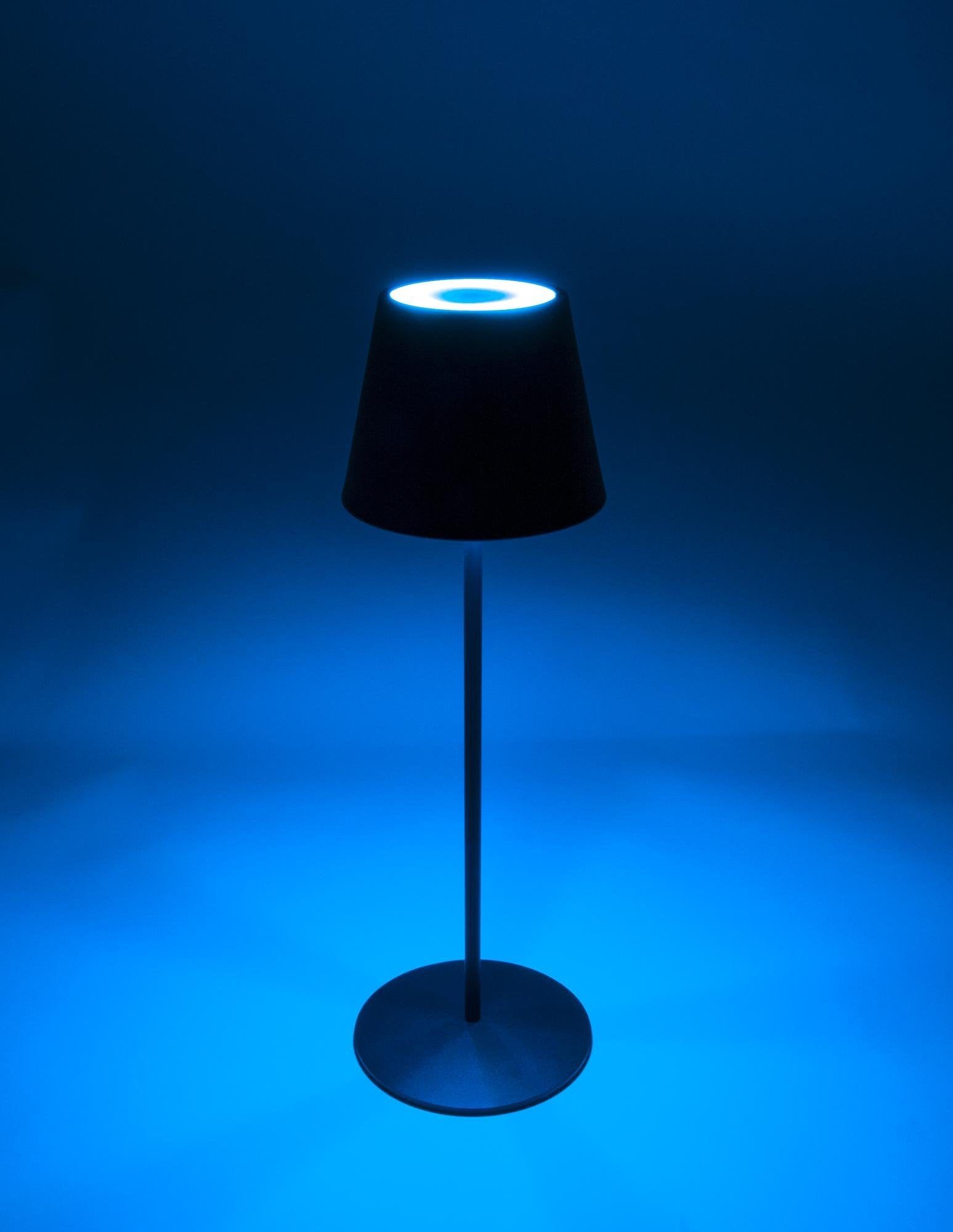 Schwaiger Lámpara De Mesa Led Akku 200lm Rgb 380mm Negro