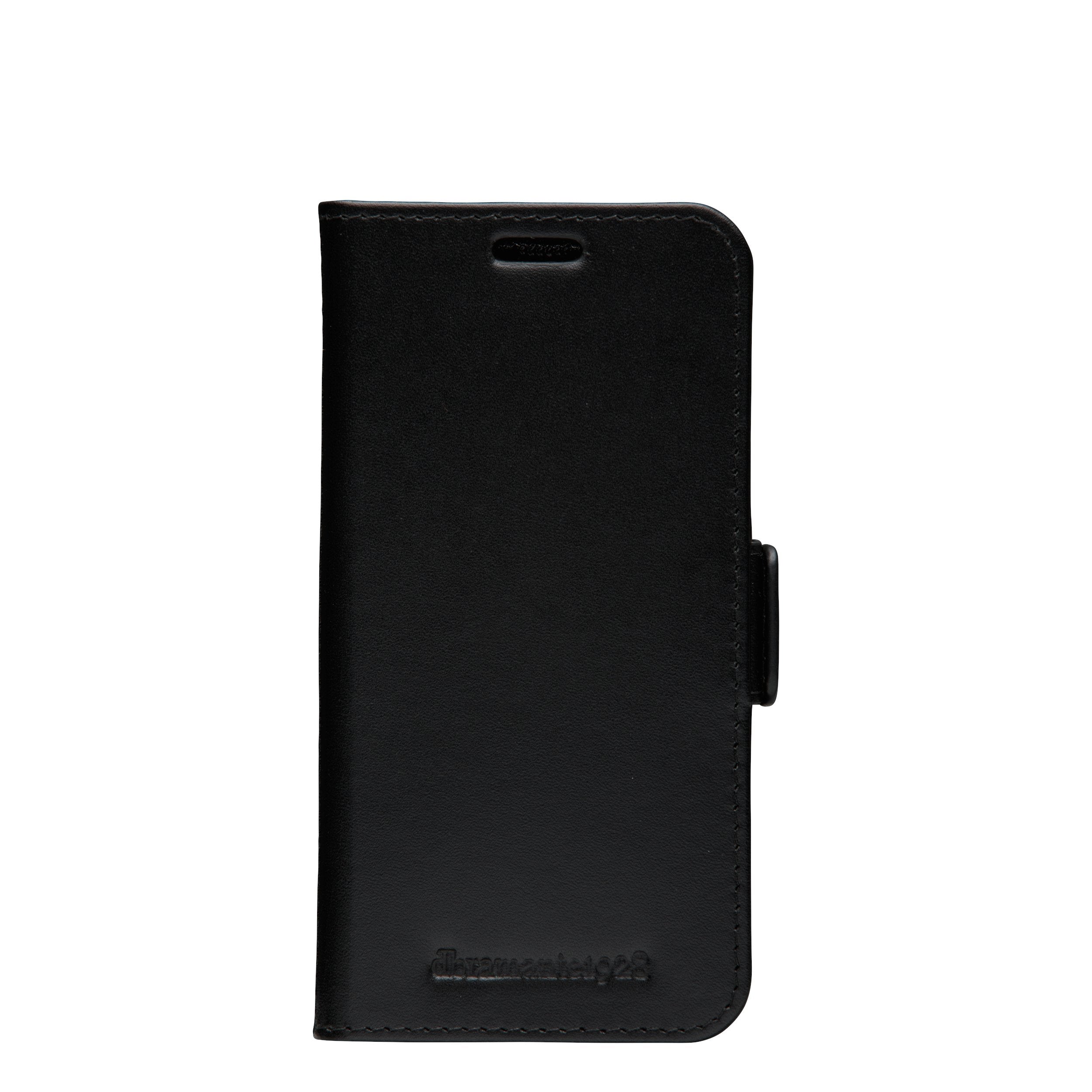 Dbramante1928 Copenhagen Slim Funda Con Tapa Para Teléfono Móvil Cuero De Grano Entero Negro Para Apple Iphone 12 Mini