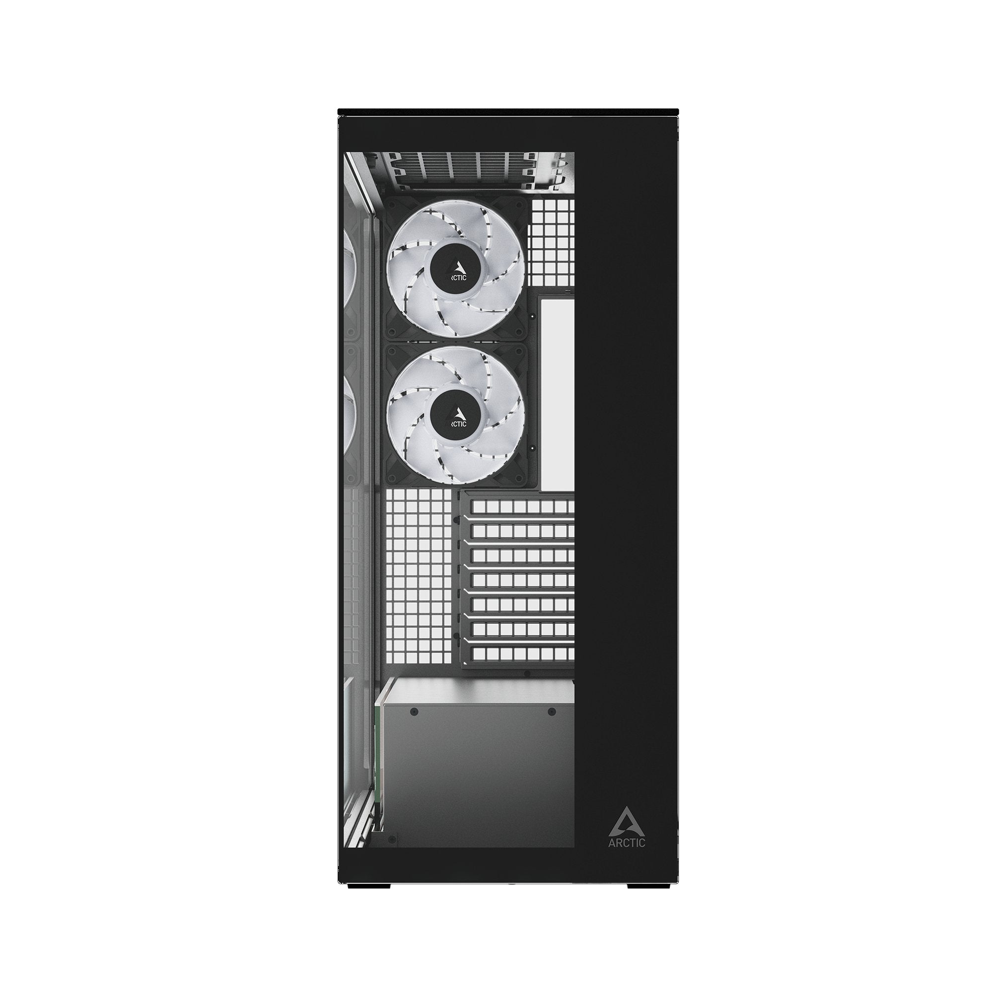Caja Pc Arctic Xtender (Negro, Tempered Glass X 2 (Klar)) Acpcc00023a