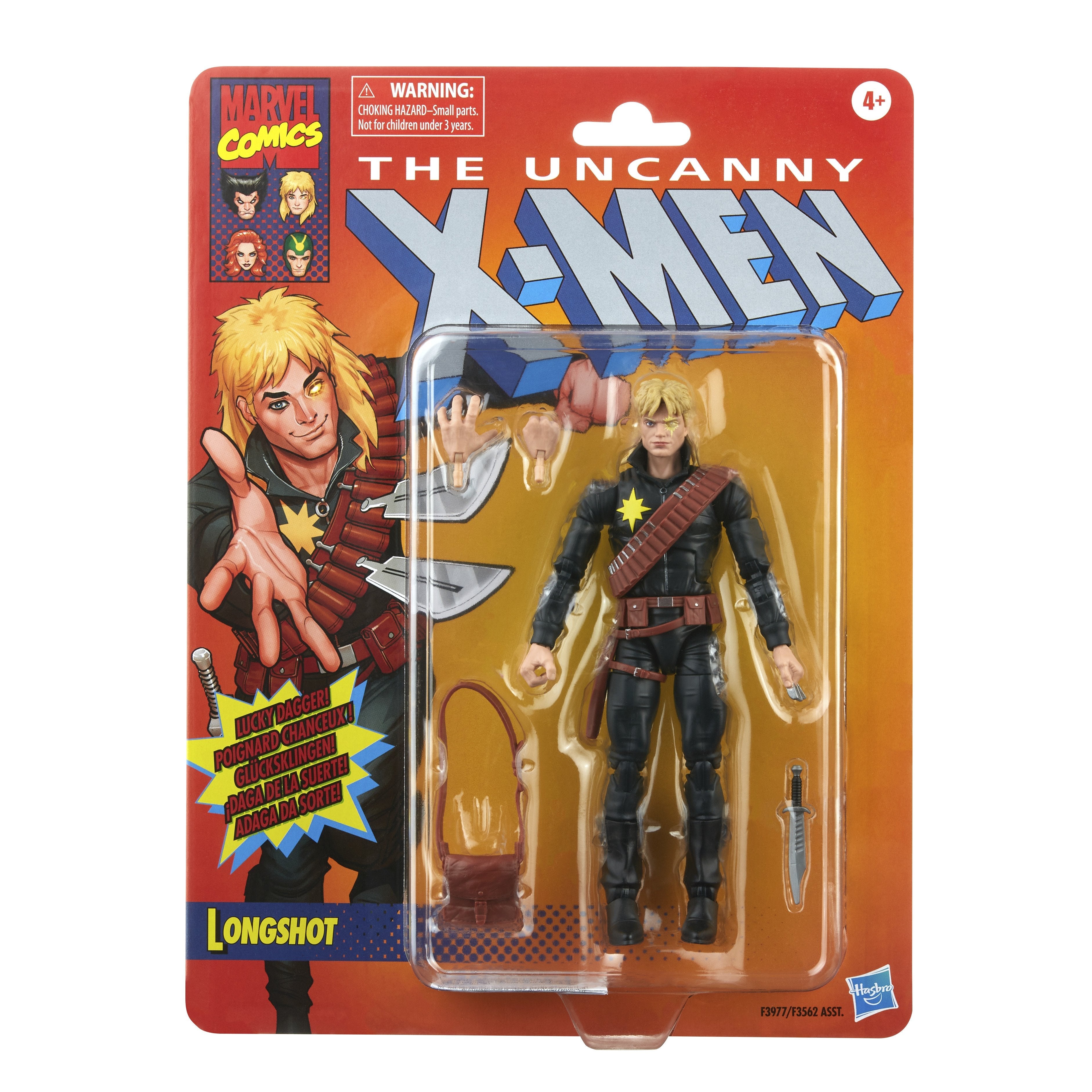 Figura Hasbro Marvel Legends Vintage Longshot