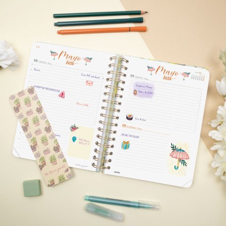 EAN 8422952407058 - Finocam 770320226 agenda Agenda diaria Verde imagen 4