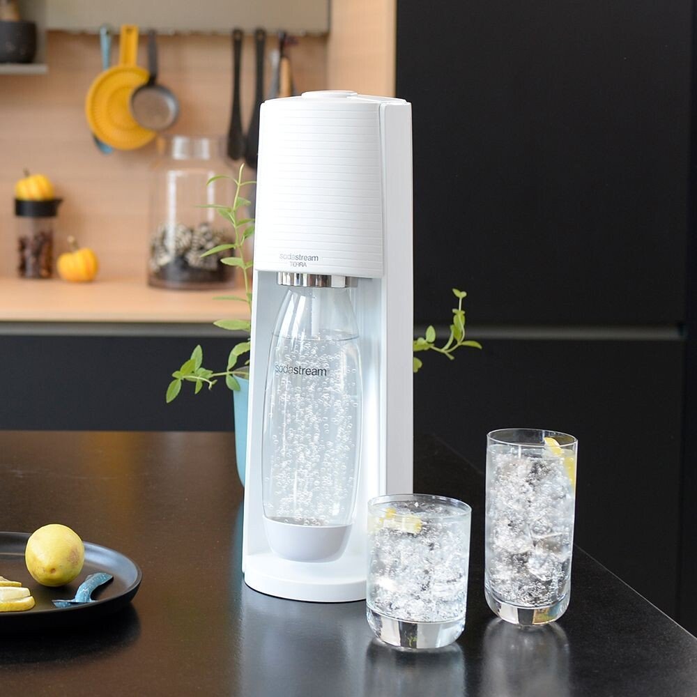 Cargador Carbonatador Sodastream Terra Blanco
