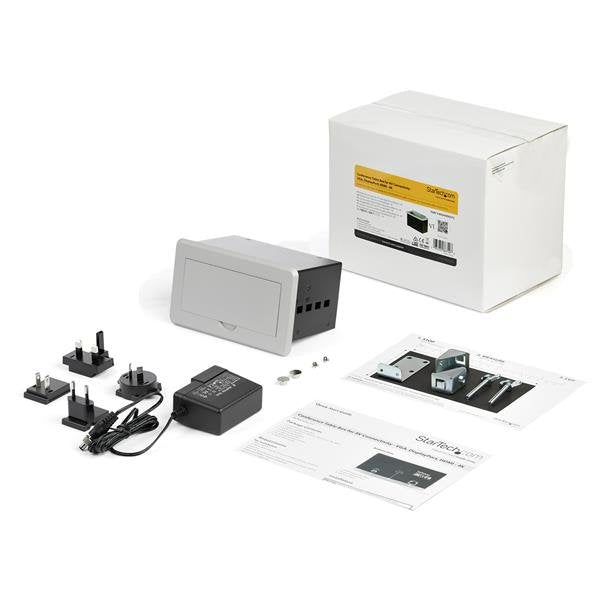 Startech.Com Caja De Conectividad De Audio Y Vídeo Para Mesas De Conferencia - 4k