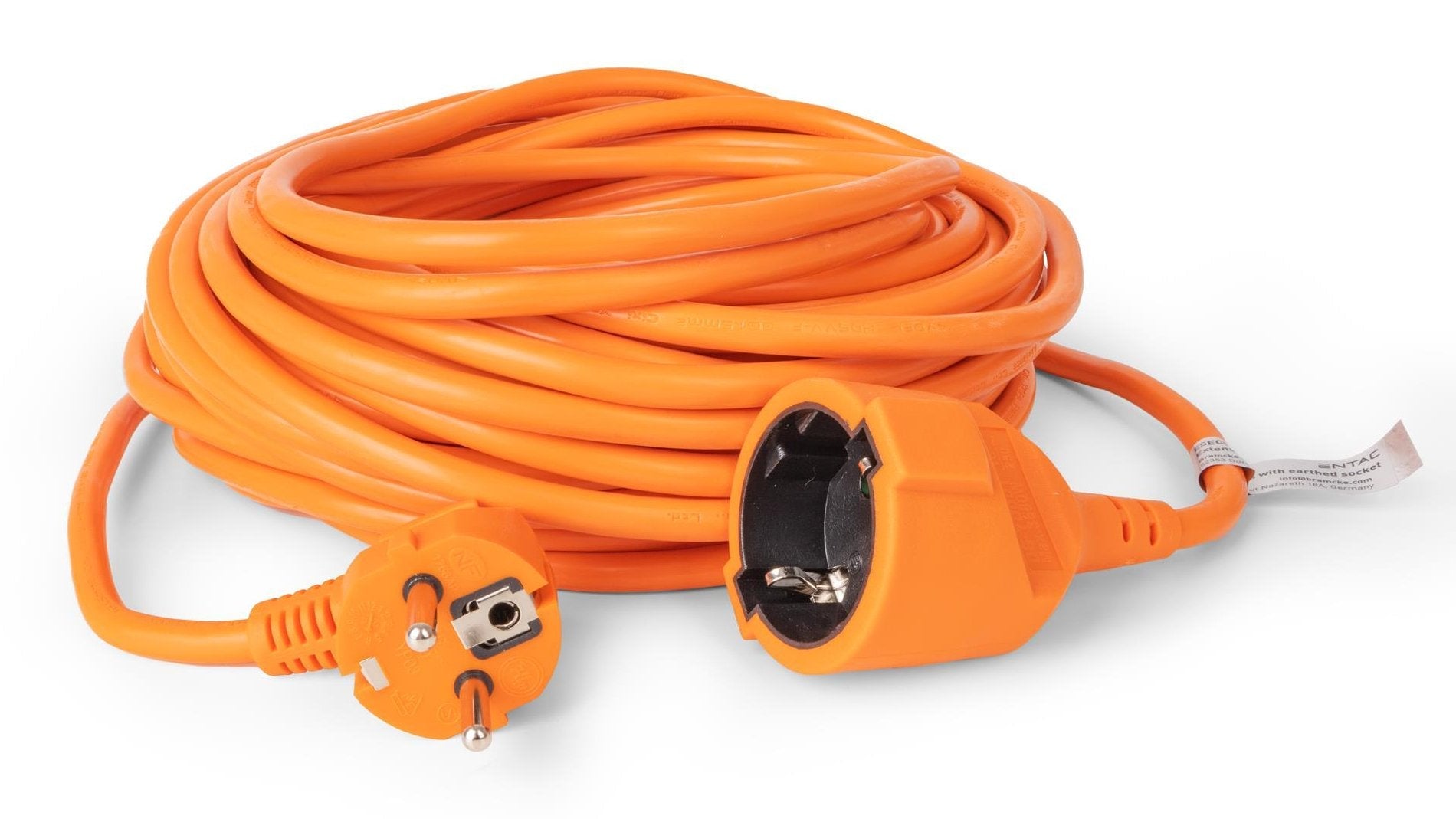 Entac Verlängerungscable 20m Naranja Ip20