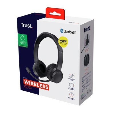 EAN 8713439254631 - Trust Ayda Auriculares Inalámbrico y alámbrico Diadema Llamadas/Música USB Tipo C Bluetooth Negro imagen 7
