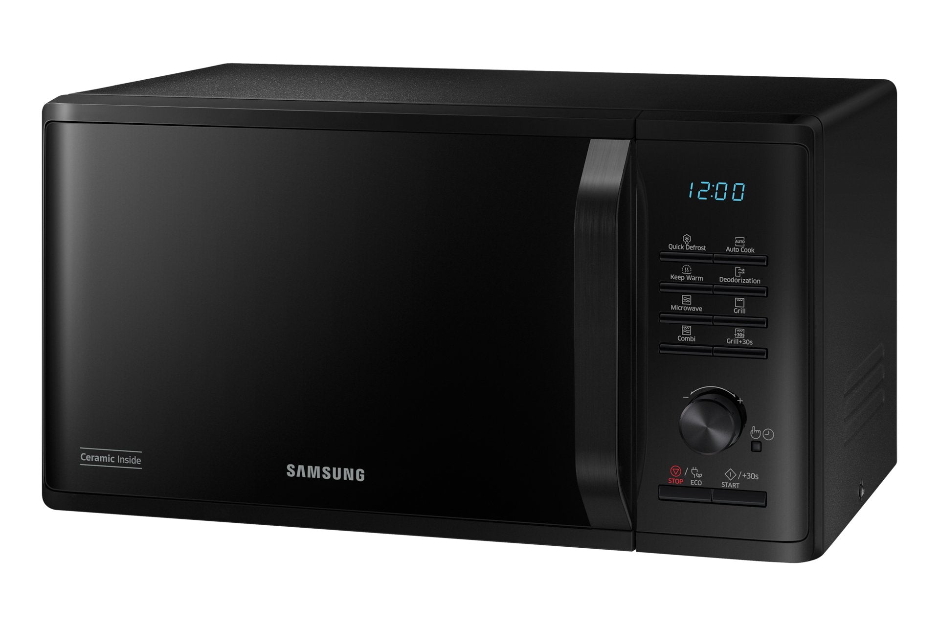 Microondas Samsung Mg23k3515ak/E1 Capacidad 23l Con Grill Negro