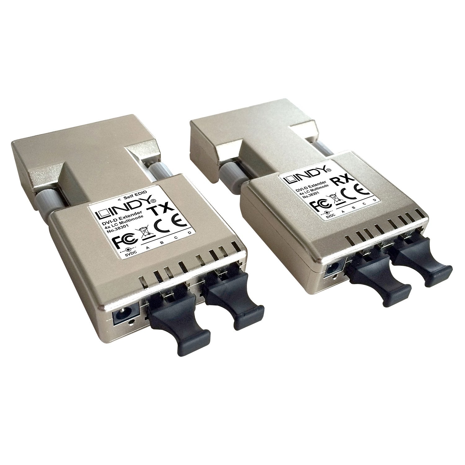 EAN 4002888383011 - Lindy 38301 extensor audio/video Transmisor y receptor de señales AV Metálico imagen 1