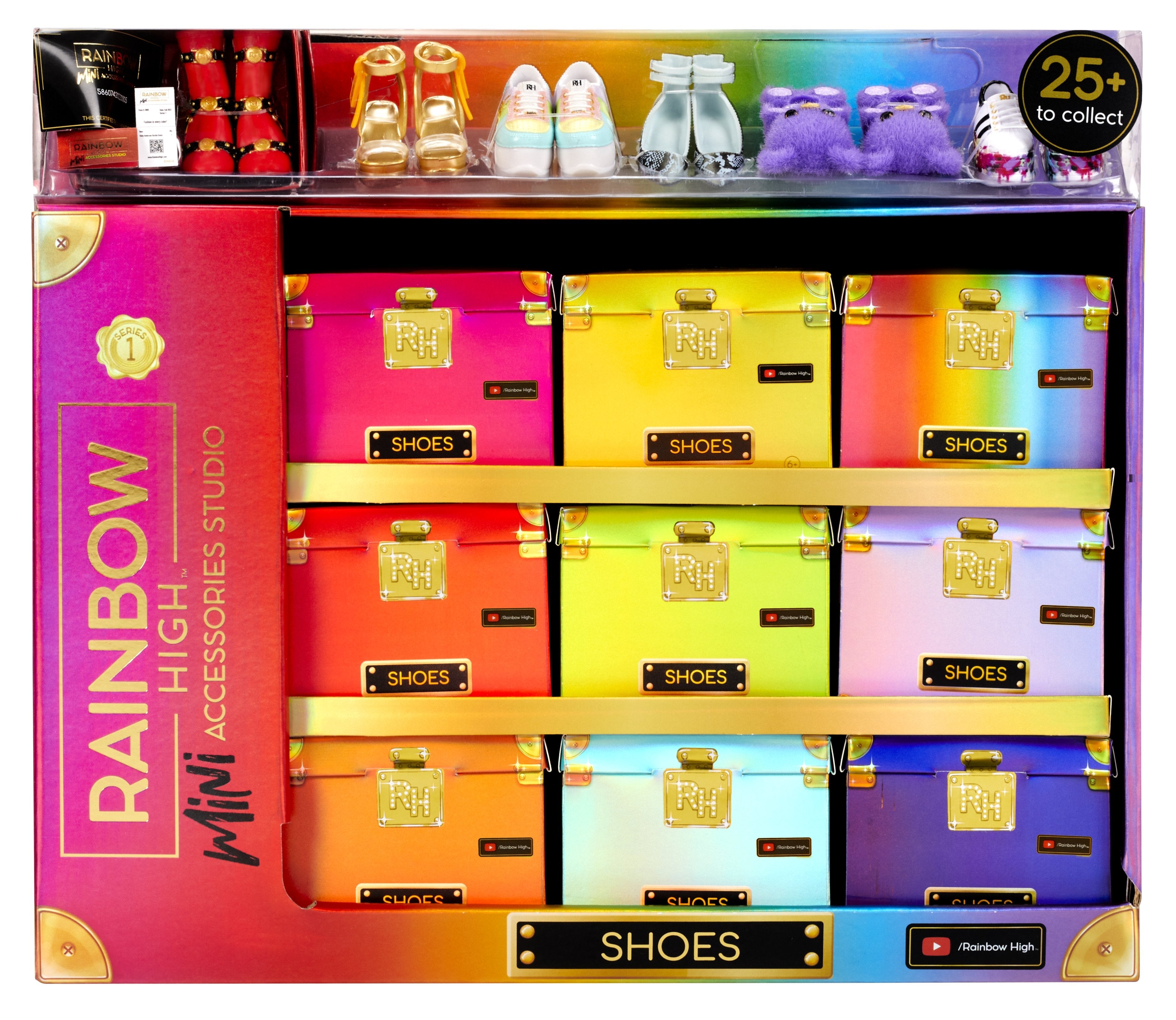 EAN 0035051586074 - Rainbow High Accessories Studio Series 1, S Assortment in PDQ Zapatos de muñeca imagen 9