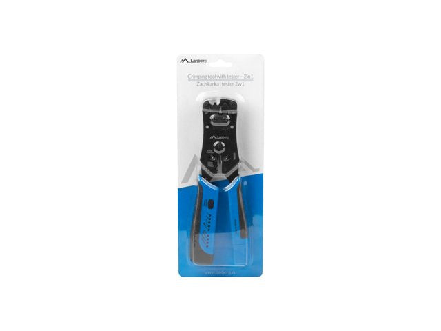 EAN 5901969419665 - Lanberg NT-0203 crimpadora Herramienta para prensar Negro, Azul imagen 1