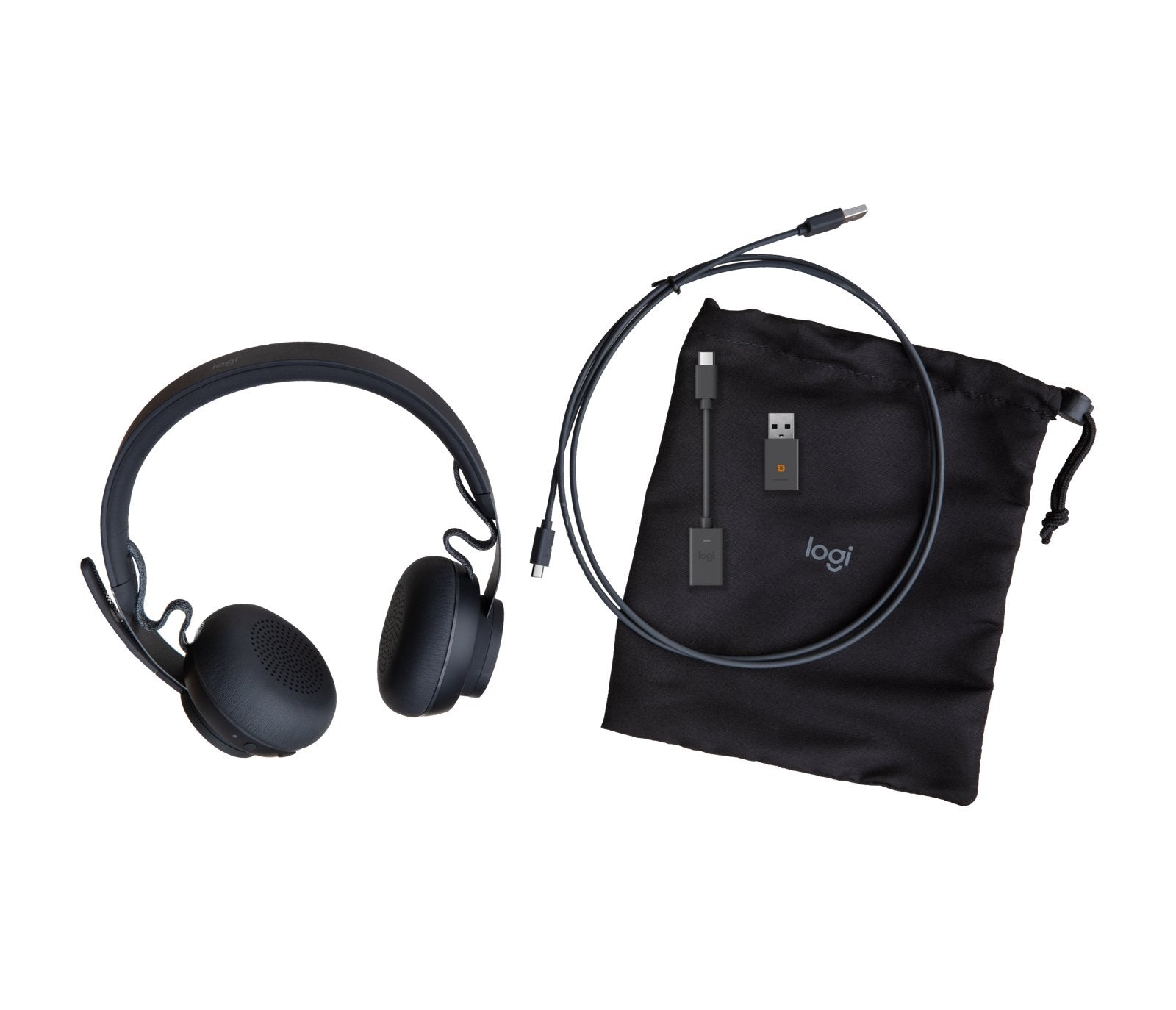 Auriculares Inalámbricos Logitech Zone 900 Headset Stereo Bluetooth, Usb Cordless Over-The-Ear Graphite 981-001101