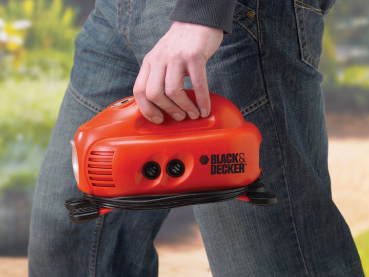 Black+Decker Compresor Asi200-Xj, 8.27bar, Bomba De Aire Asi200-Xj